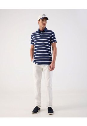 Polo  Para Hombre Cuello Maquina Con Bolsillo Color Azul Marca Patprimo #44112759