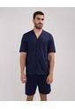 Pijama Para Hombre M/C P/C Color Azul Oscuro Marca Patprimo #44040204 de Patprimo