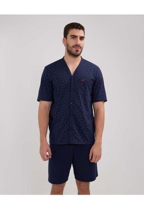 Pijama Para Hombre M/C P/C Color Azul Oscuro Marca Patprimo #44040204