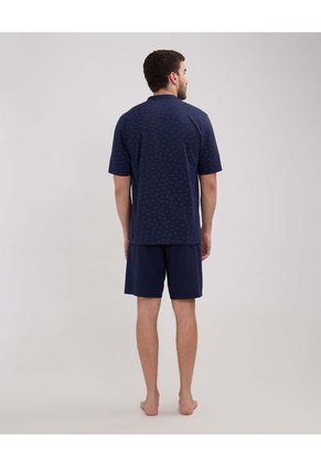 Pijama Para Hombre M/C P/C Color Azul Oscuro Marca Patprimo #44040204