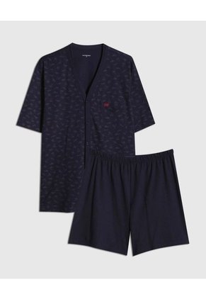 Pijama Para Hombre M/C P/C Color Azul Oscuro Marca Patprimo #44040204