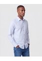 Camisa Manga Larga Con Bolsillo Para Hombre  Para Hombre Azul Patprimo de Patprimo