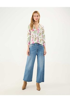 Blusa Para Mujer Manga Larga Color Crudo Marca Patprimo #30123392