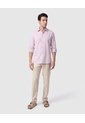Camisa Manga Larga Casual Para Hombre  Para Hombre Vino Patprimo de Patprimo