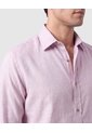 Camisa Manga Larga Casual Para Hombre  Para Hombre Vino Patprimo de Patprimo