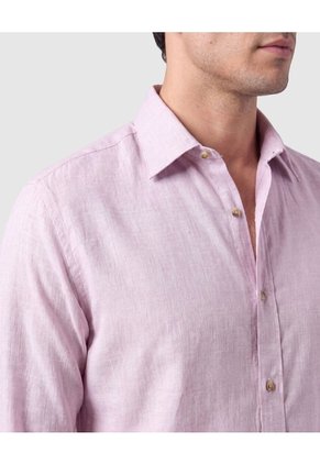 Camisa Manga Larga Casual Para Hombre Para Hombre Vino Patprimo