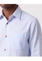Camisa Manga Larga Con Bolsillo Para Hombre  Para Hombre Azul Patprimo de Patprimo