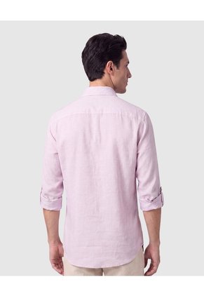 Camisa Manga Larga Casual Para Hombre Para Hombre Vino Patprimo