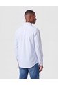 Camisa Manga Larga Con Bolsillo Para Hombre  Para Hombre Azul Patprimo de Patprimo
