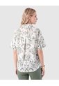 Camisa Manga Corta Con Bolsillos Mujer  Para Mujer Verde Patprimo de Patprimo