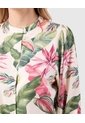 Blusa Con Mangas Ajustables Para Mujer  Para Mujer Crema Patprimo de Patprimo