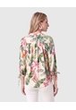 Blusa Con Mangas Ajustables Para Mujer  Para Mujer Crema Patprimo de Patprimo