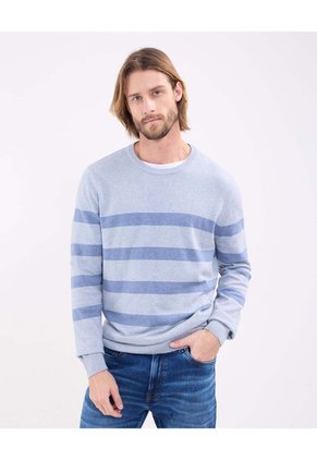 Saco Para Hombre Cuello Redondo Color Azul Marca Patprimo #44330229