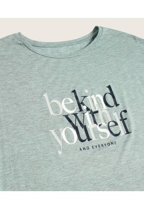 Camiseta Para Mujer Manga Corta Color Azul Claro Marca Patprimo #30093109