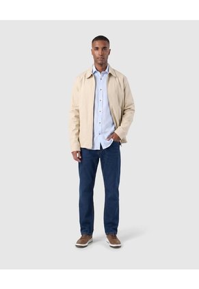 Camisa Manga Larga Casual Para Hombre Para Hombre Azul Patprimo