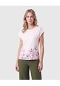 Blusa Con Mangas Tipo Casquillo Mujer  Para Mujer Blanco Patprimo de Patprimo
