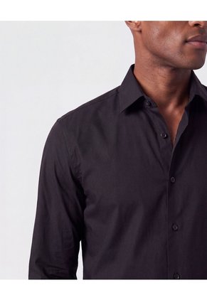 Camisa De Manga Larga Hombre  Para Hombre Negro Patprimo