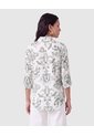 Camisa Mujer Manga Larga Con Estampado  Para Mujer Blanco Patprimo de Patprimo