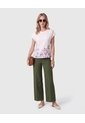 Blusa Con Mangas Tipo Casquillo Mujer  Para Mujer Blanco Patprimo de Patprimo