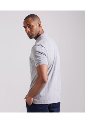 Polo Cuello Tejido Con Bolsillo Hombre Patprimo Gris 44112436-1258