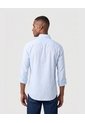 Camisa Manga Larga Casual Para Hombre  Para Hombre Azul Patprimo de Patprimo