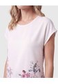 Blusa Con Mangas Tipo Casquillo Mujer  Para Mujer Blanco Patprimo de Patprimo