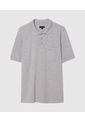 Polo Cuello Tejido Con Bolsillo Hombre Patprimo Gris 44112436-1258 de Patprimo