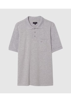 Polo Cuello Tejido Con Bolsillo Hombre Patprimo Gris 44112436-1258
