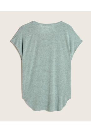 Camiseta Para Mujer Manga Corta Color Azul Claro Marca Patprimo #30093109