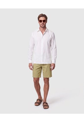 Camisa Guayabera De Manga Larga Hombre Para Hombre Blanco Patprimo