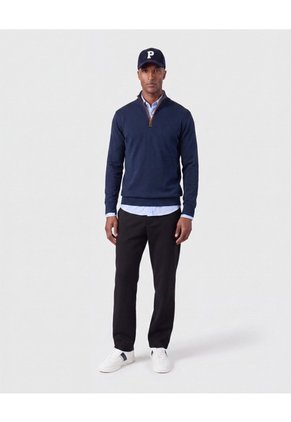Camisa Manga Larga Con Bolsillo Para Hombre Para Hombre Azul Patprimo