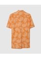 Camisa Para Hombre Manga Corta Sin Bolsillo Color Naranja Marca Patprimo #44012912 de Patprimo
