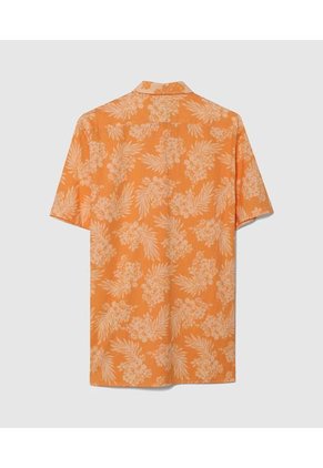 Camisa Para Hombre Manga Corta Sin Bolsillo Color Naranja Marca Patprimo #44012912