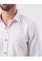 Camisa De Manga Larga Versátil Para Hombre  Para Hombre Blanco Patprimo de Patprimo
