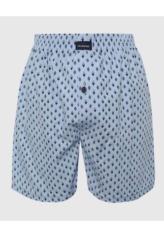 Bóxer Amplio Con Pretina Elástica Para Hombre X1 Para Hombre Azul Patprimo Patprimo