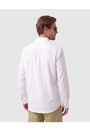 Camisa Guayabera De Manga Larga Hombre Para Hombre Blanco Patprimo