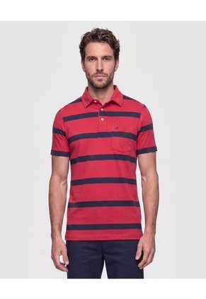 Polo Cuello Duro Para Hombre Rojo Patprimo