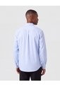Camisa Manga Larga Con Bolsillo Para Hombre  Para Hombre Azul Patprimo de Patprimo