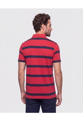 Polo Cuello Duro Para Hombre Rojo Patprimo