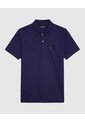 Polo Unicolor Con Bolsillo   Para Hombre Azul Patprimo de Patprimo