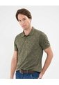 Polo Estampada, Cuello Y Puños Tejidos  Para Hombre Verde Patprimo de Patprimo