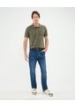 Polo Estampada, Cuello Y Puños Tejidos  Para Hombre Verde Patprimo de Patprimo