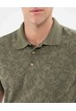 Polo Estampada, Cuello Y Puños Tejidos  Para Hombre Verde Patprimo de Patprimo