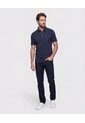 Polo Unicolor, Cuello Duro Con Bolsillo Y Silueta Regular Fit  Para Hombre Azul Patprimo de Patprimo