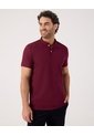 Polo Unicolor Con Bordado  Para Hombre Vino Patprimo de Patprimo