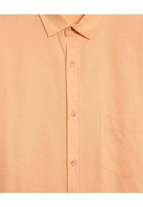Camisa Para Hombre Manga Corta Con Bolsillo Color Naranja Marca Patprimo #44012490