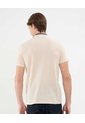 Polo Unicolor Con Textura Cuello Mao  Para Hombre Crema Patprimo de Patprimo