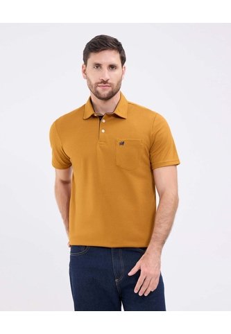 Polo Cuello Duro  Para Hombre Amarillo Patprimo Patprimo
