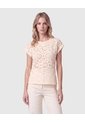 Blusa De Mujer Con Calados Florales  Para Mujer Amarillo Patprimo de Patprimo