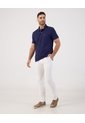 Polo Unicolor Con Bolsillo   Para Hombre Azul Patprimo de Patprimo